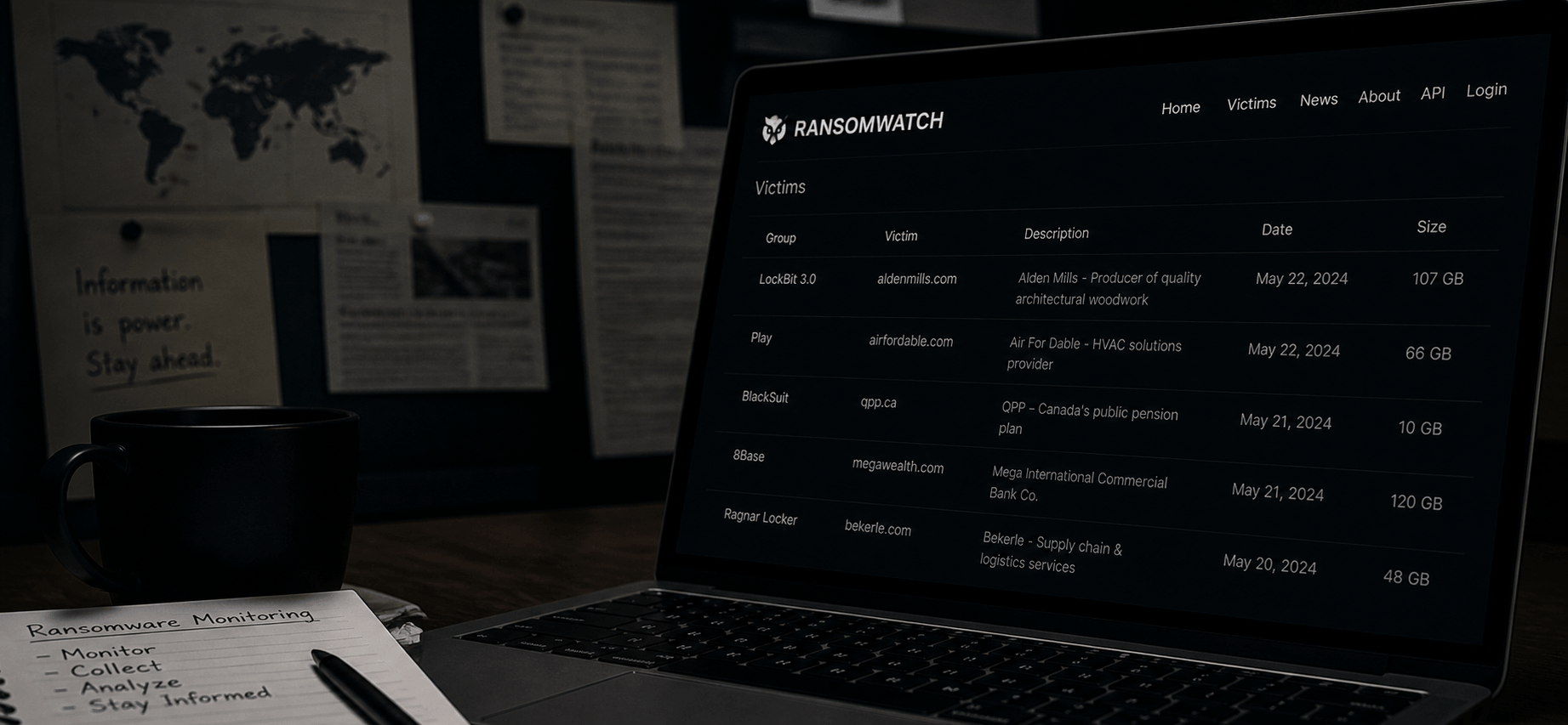 Keeping up to date with Ransomware Posts